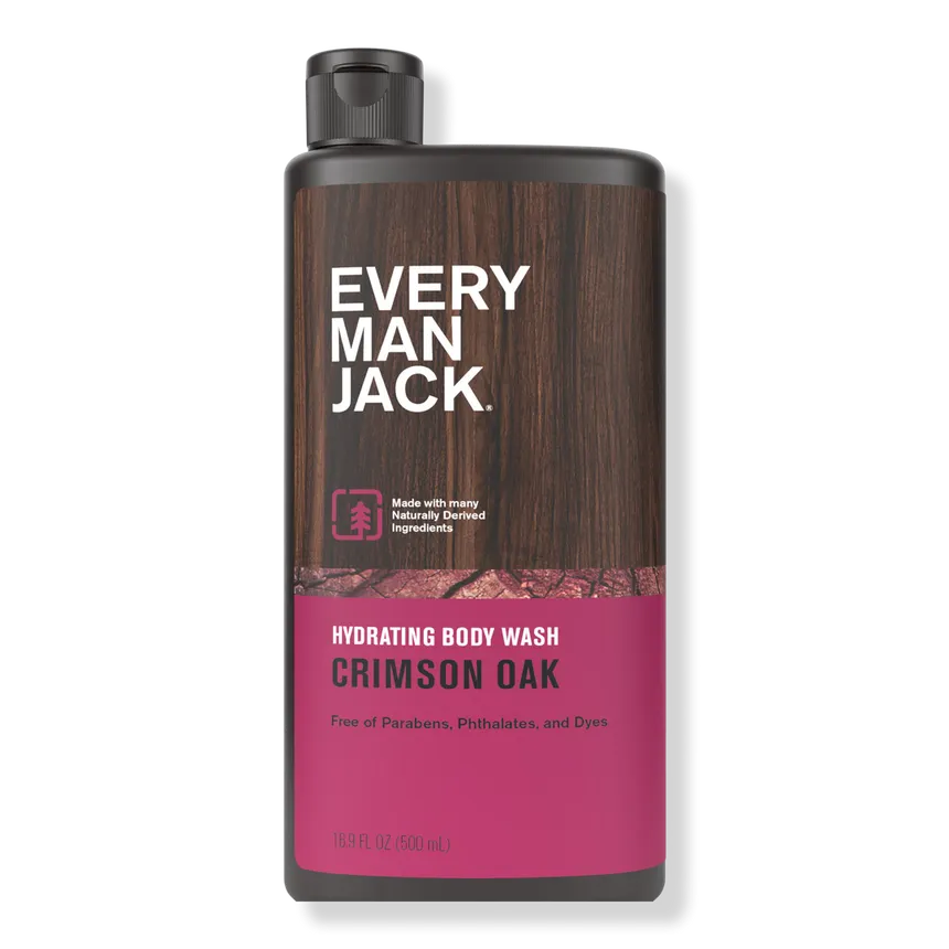 Every Man Jack Hydrating Body Wash, Crimson Oak, 500ml