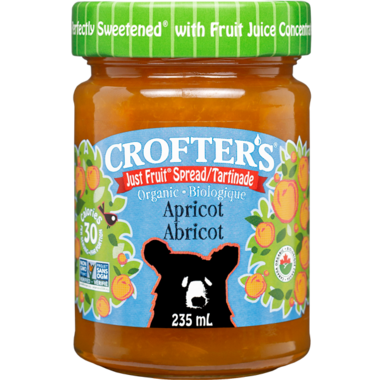Crofter's Organic Apricot Just Fruit Spread (235ml)