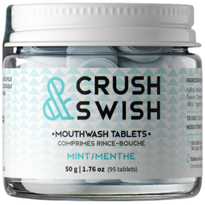 Crush & Swish Mouthwash Tablets Mint (95 Tablets)