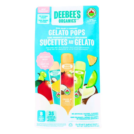 DeeBee's Organics Gelato Pops (8x40ml)
