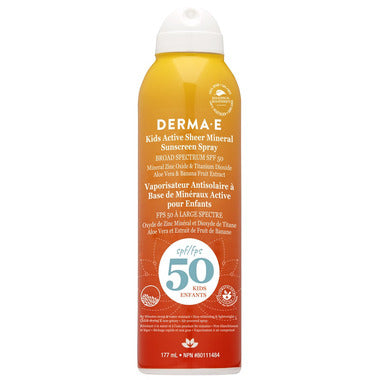 Derma-E KIDS Mineral Sunscreen Spray 50 SPF (177ml)
