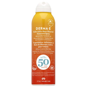 Derma-E KIDS Mineral Sunscreen Spray 50 SPF (177ml)