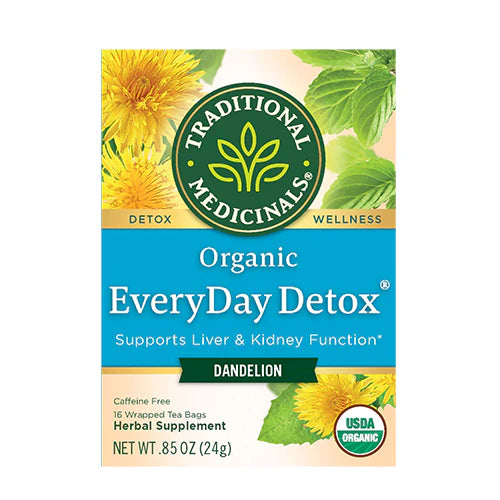Traditional Medicinals Organic Dandelion Everyday Detox Tea, 16 bags