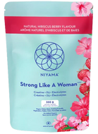 Niyama 'STRONG LIKE A WOMAN' Creatine, D3 + Electrolytes, 355g, hibiscus flavoured