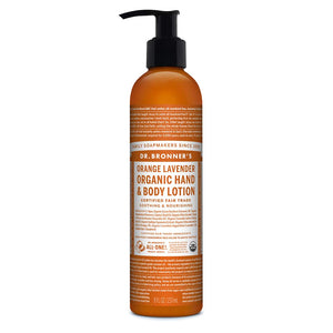 Dr. Bronner's Organic Hand & Body Lotion Orange Lavender (237ml)