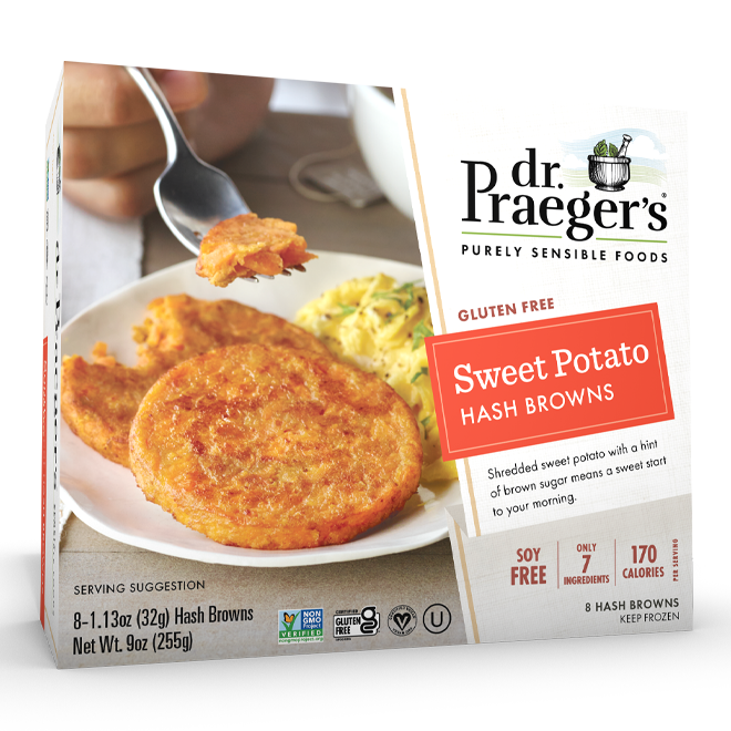 Dr. Praeger's Sweet Potato Hash Browns (8 Patties)