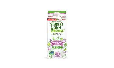 Earth's Own Organic Unsweetened Almond Milk, 1.75L