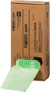 EcoSafe Compostable Bags - 16"x17" (90 Small Bags)