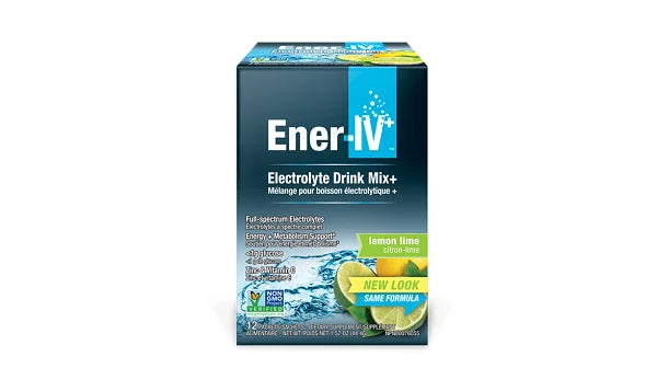 Ener-IV Electrolyte Drink Mix+ Lemon Lime (12 Pack)