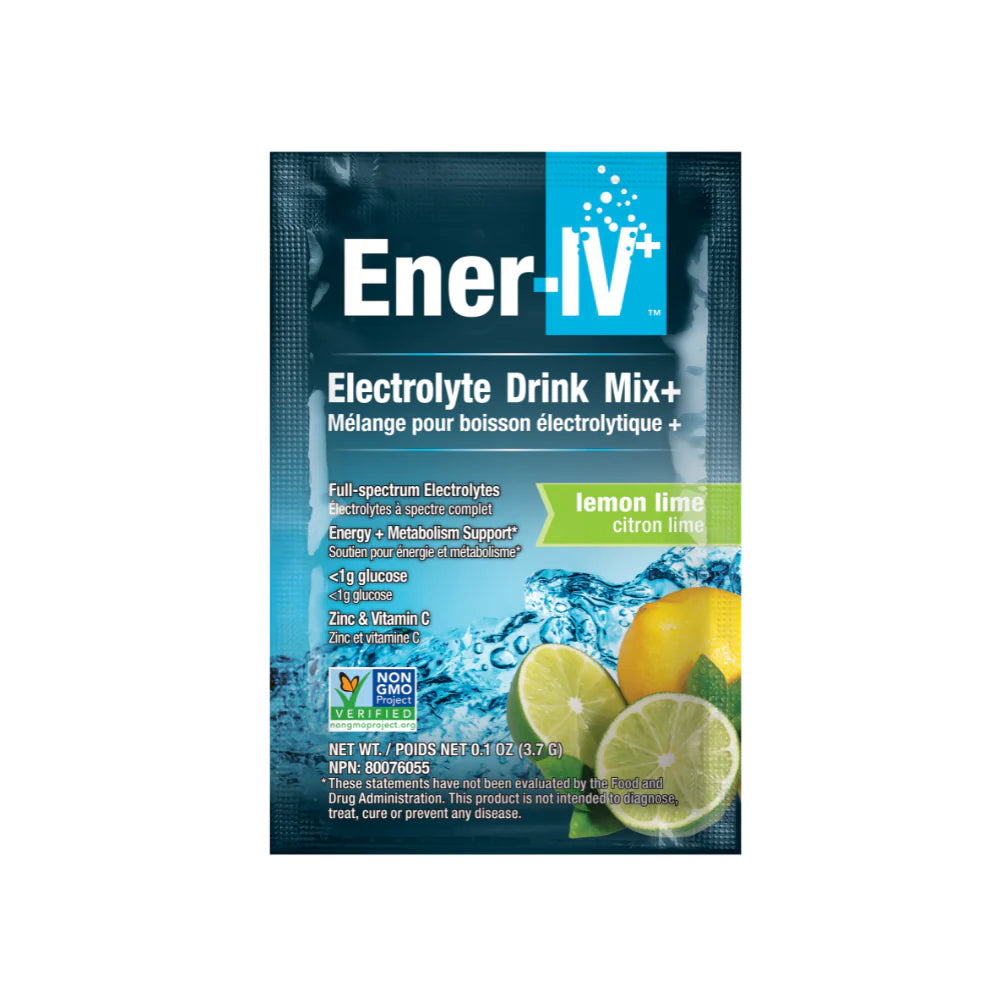 Ener-IV Electrolyte Drink Mix+ Lemon Lime 3.7g (single serve)