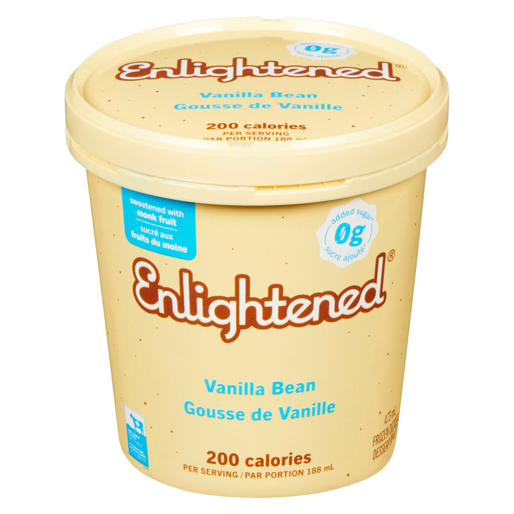 Enlightened Ice Cream, Vanilla Bean, 473ml