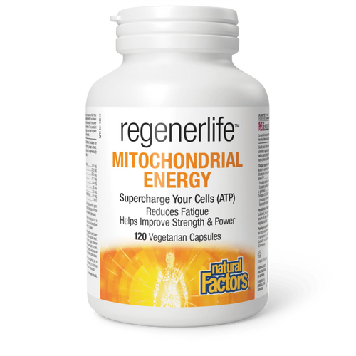 Natural Factors Regenerlife Mitochondrial Energy, 120vcaps