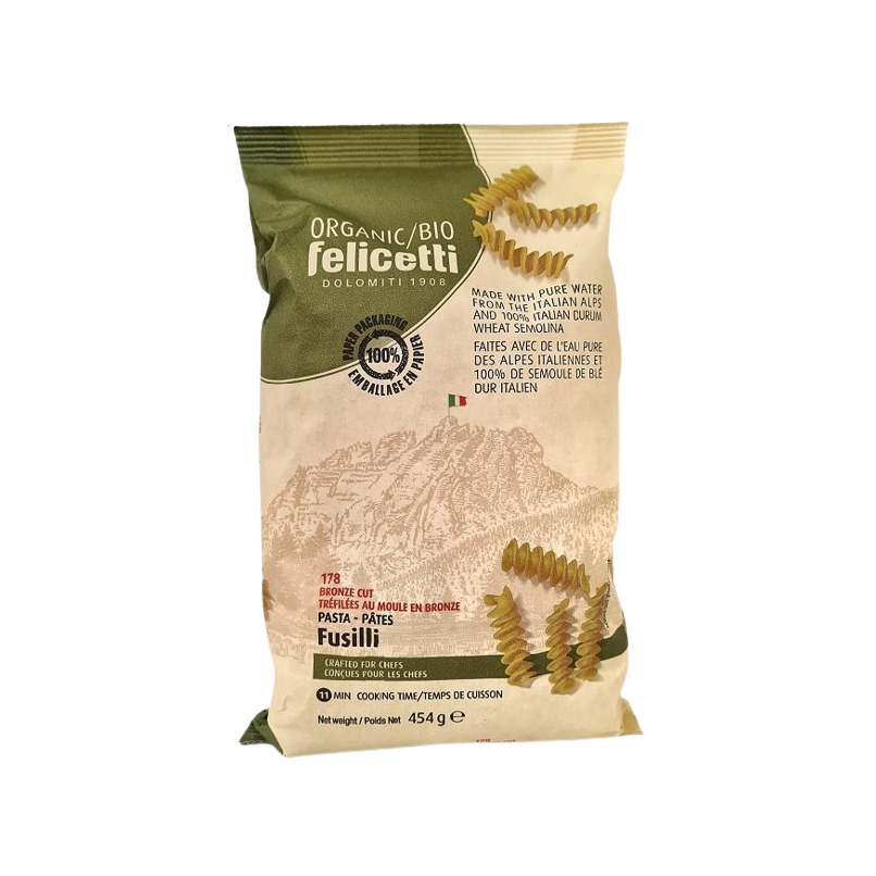 Felicetti Organic White Fusilli, 454g