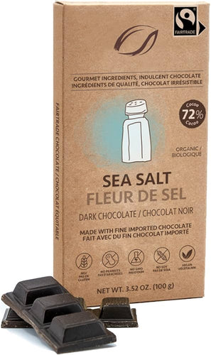 Galerie Au Chocolat Sea Salt Dark Chocolate Bar 100g
