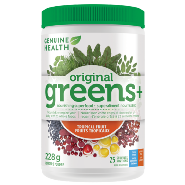 Genuine Health Original Greens+ Tropical Fruit (228g)