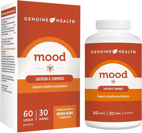 Genuine Health Mood Saffron & Turmeric (60 Capsules)