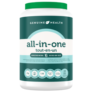 Genuine Health All-in-One Nutritional Shake Unsweetened Natural (643g)