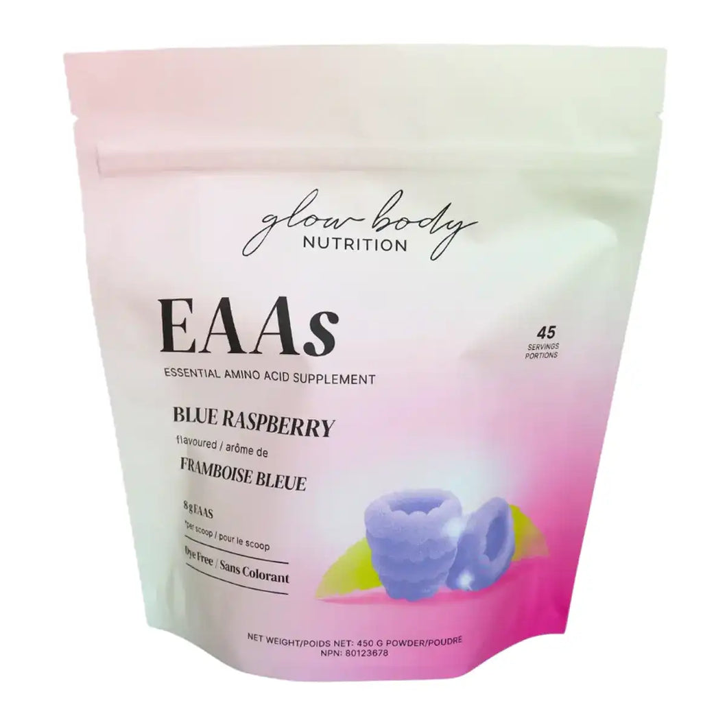 Glow Body Nutrition EAAs Blue Raspberry (450g)
