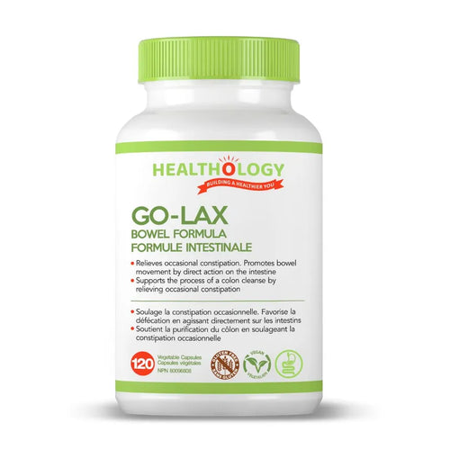 Healthology Go-Lax Bowel Formula, 120vcaps