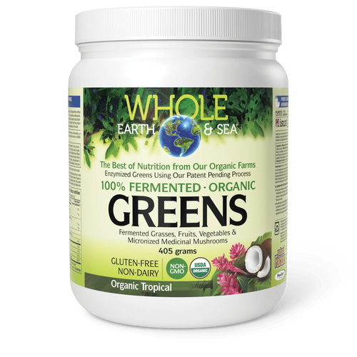 Whole Earth & Sea Organic Fermented Proteins and Greens, Tropical, 660g