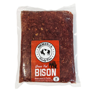 Original Family Farm Grass Fed Ground Bison (1lb)