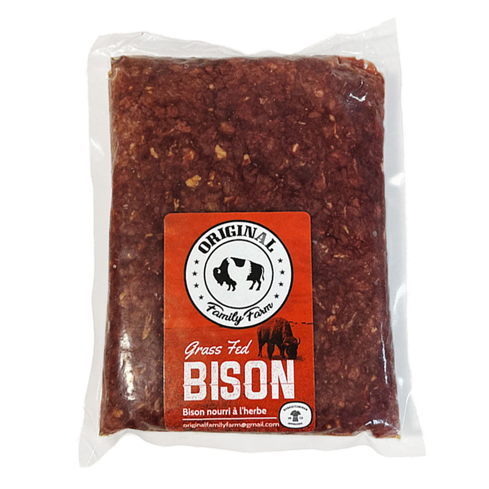 Original Family Farm Grass Fed Ground Bison (1lb)