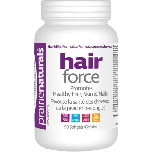 Prairie Naturals Hairforce, 180softgels +BONUS 30pack!