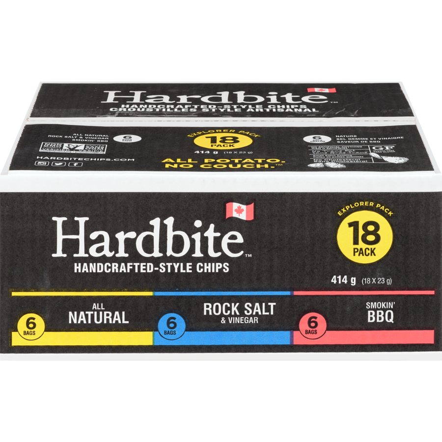 Hardbite Chips Variety Box (18 Mini Bags) Body Fuel Organics