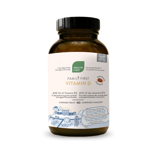 Health First Family First Vitamin D (180 chewable tablets)