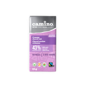 Camino Creamy Chocol-oat 43% Oat-Based Chocolate Bar (80g)