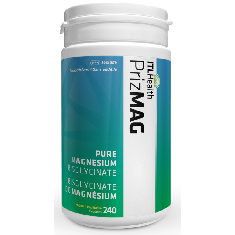 ITL Health PrizMAG Pure Magnesium Bisglycinate (120caps)
