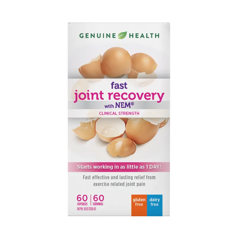 Genuine Health Joint Recovery w/NEM, 60caps
