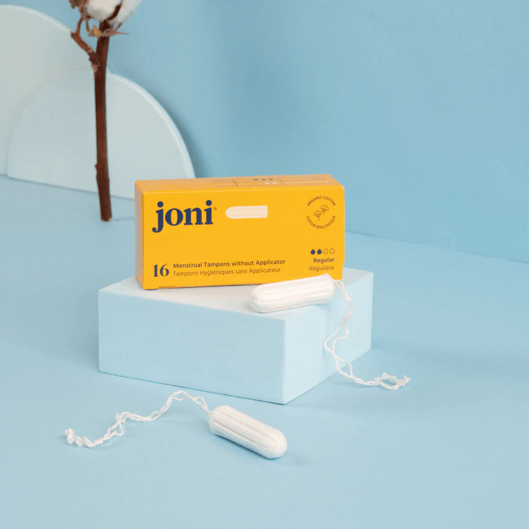Joni Regular Organic Cotton Tampons - Non-applicator, 16 – Body Fuel ...