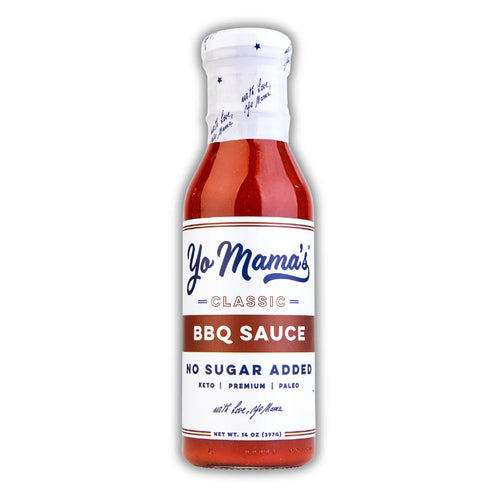 Yo Mama BBQ Sauce , Classic, (Keto), 385ml
