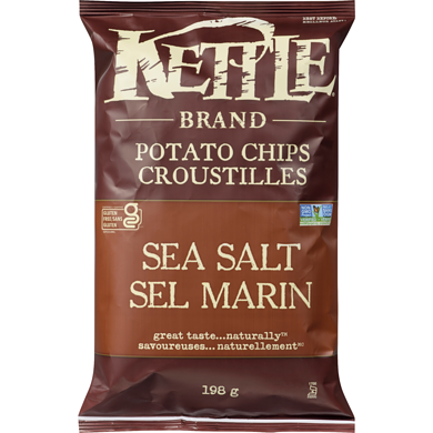 Kettle Chips Sea Salt 198g