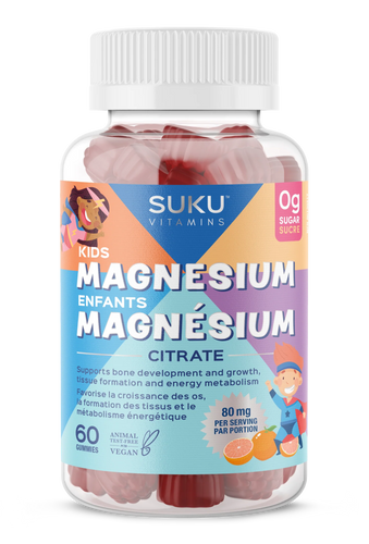 Suku Kids Magnesium Citrate, 80g, 60 Gummies