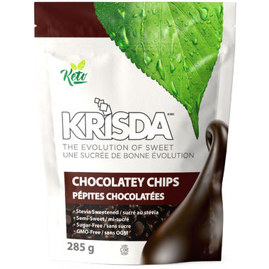 Krisda Stevia Sweetened Chocolate Chips (285g)
