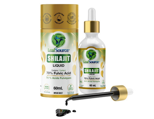 LeafSource Shilajit Liquid (70% Fulvic Acid) 60ml