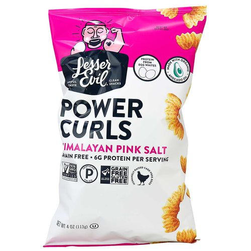 Lesser Evil Grain Free Power Curls Himalayan Pink Salt (113g)