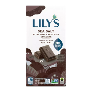 Lily's Sea salt dark Chocolate Bar (80g)