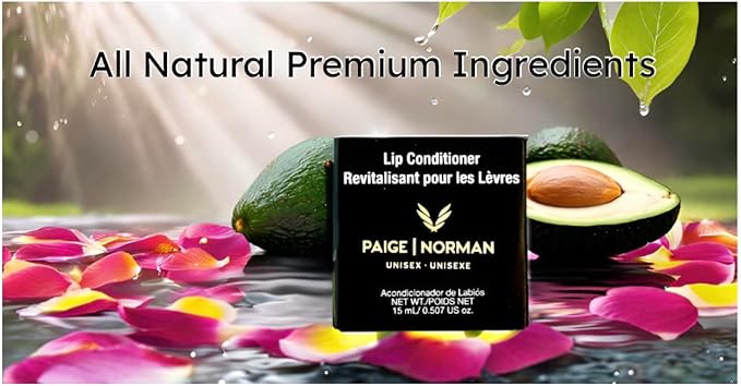 Paige Norman Organic Luxury lip balm conditioner (15ml) (unisex)