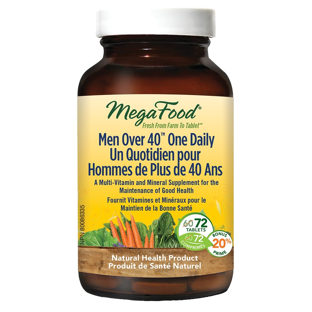 MegaFood Men Over 40 One Daily Multi-Vitamin (72 Tablets)