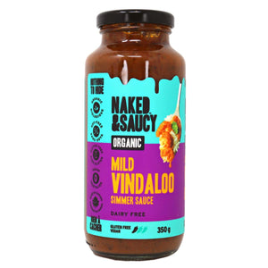 Naked & Saucy Organic Mild Vindaloo Simmer Sauce (350g)