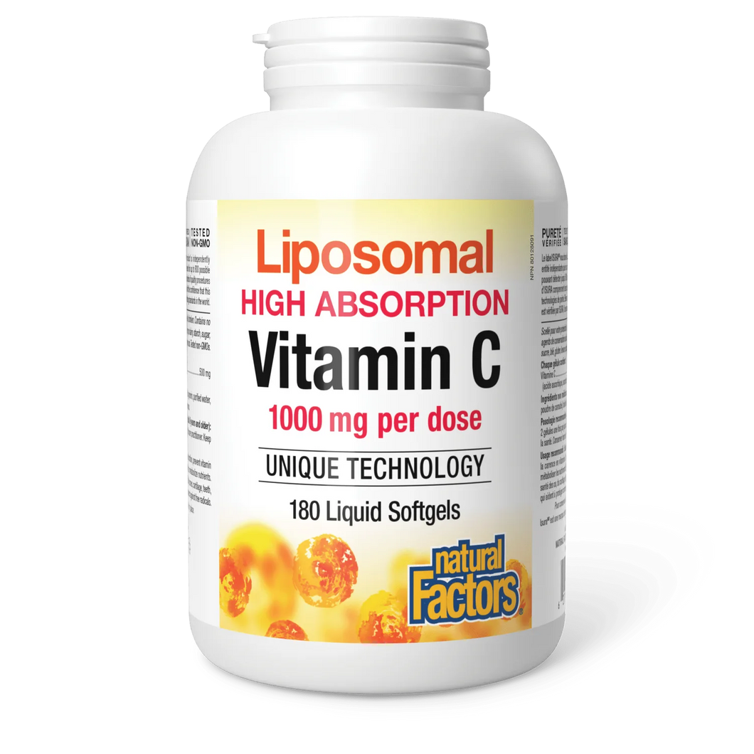 Natural Factors Liposomal Vitamin C (180 softgels)