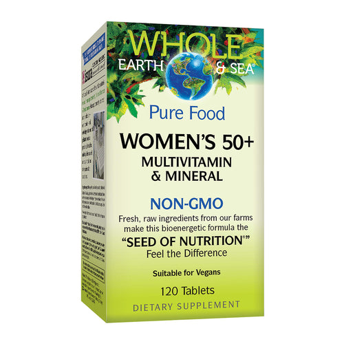 Whole Earth & Sea Women's 50+ Multi & Mineral, 120 Tablets