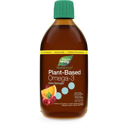 Nature's Way Plant-Based Omega-3, Xtra Strength, 500ml, Cranberry Orange