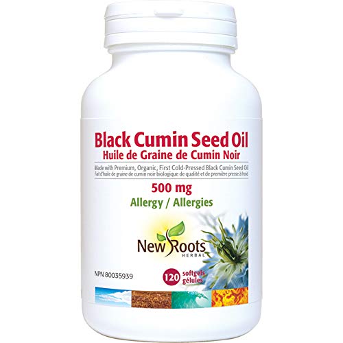 New Roots Black Cumin Seed Oil 500mg (120 soft gels)