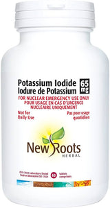 New Roots Potassium Iodide 65mg (60 tablets)