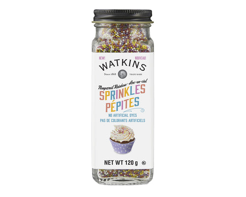 Watkins Organic Round Rainbow Sprinkles 120g