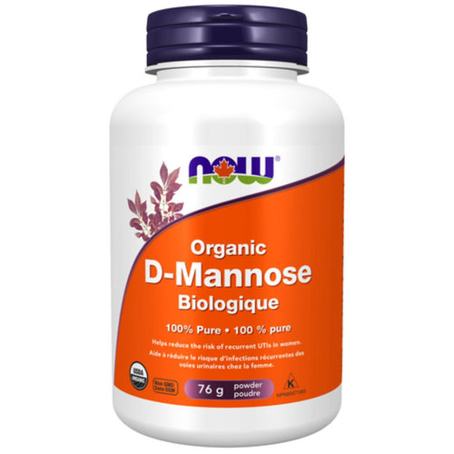 NOW Organic D-Mannose Powder (76g)